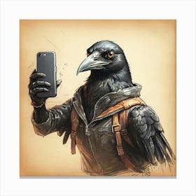 Crow! 7 Canvas Print