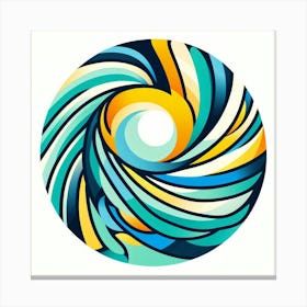 Abstract Wave Canvas Print