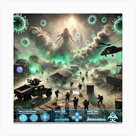 Vx T1 Plague Emitter Impact Canvas Print