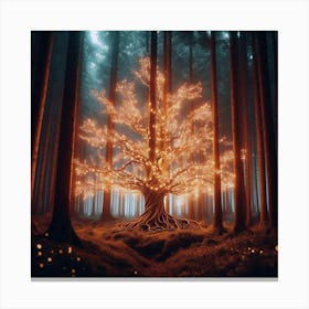 Tree In The Forest 24 Canvas Print