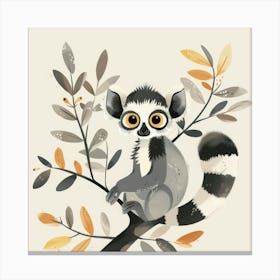 Ring Tailed Lemur 1 Canvas Print