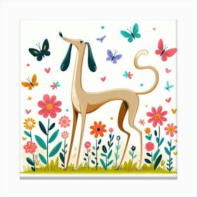 Illustration dog 1 Canvas Print