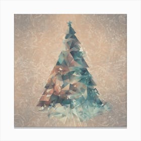  Christmas tree, Christmas Tree, Christmas vector art, Vector Art, Christmas art, geometric art Canvas Print
