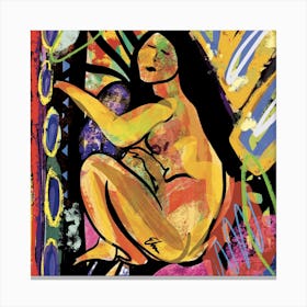 Abstract Life 3 Square Canvas Print