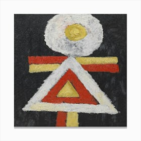 Geometric Figure By Marsden Hartley Canvas Print