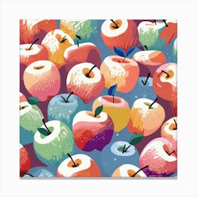 Apple Print Canvas Print