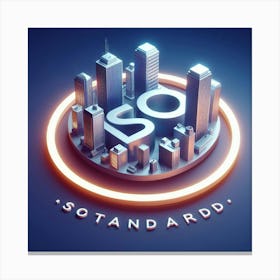 So Standard Logo Canvas Print