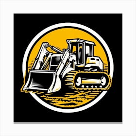 Bulldozer Canvas Print