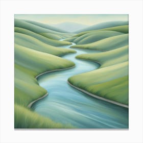 River Valley 6 Canvas Print