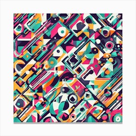 Abstract Geometric Pattern 10 Canvas Print