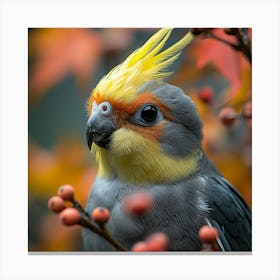 Cockatiel 4 Canvas Print