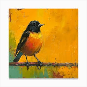 Bird On A Wire Canvas Print