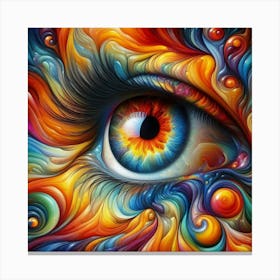 An eye Canvas Print