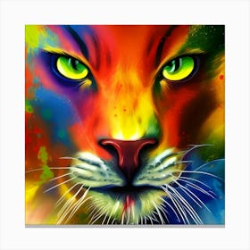 Colorful Tiger Canvas Print