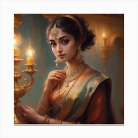 Indian Beauty 1 Canvas Print