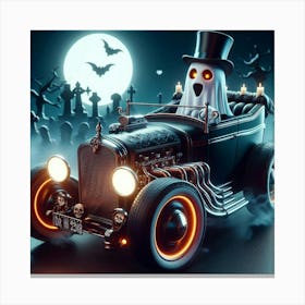 Ghost Car Canvas Print