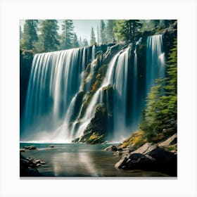 Beautiful Waterfall Canvas Print