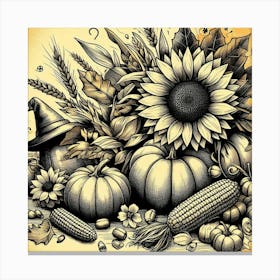 Autumn harvest 1 Canvas Print