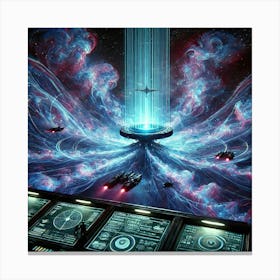 Nebula Shroud Disruption Canvas Print