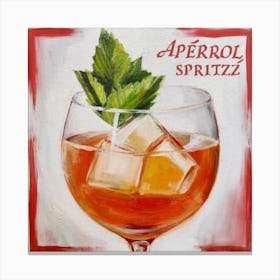 Aperol Spritz Orange - Aperol, Spritz, Aperol spritz, Cocktail, Orange, Drink 18 Canvas Print
