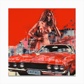 'Sexy Car' Canvas Print