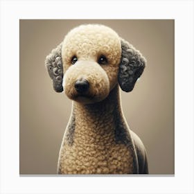 Bedlington Terrier Dog Canvas Print