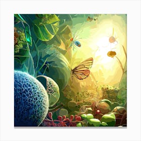 Bio Butterfly Canvas Print