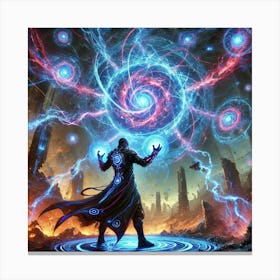 A Vivid Depiction Of The Anomaly Control Ability U Canvas Print