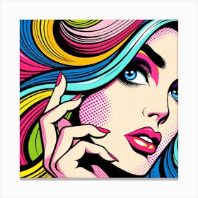 Pop Girl Canvas Print