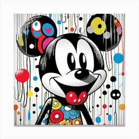 Mickey Reimagined 10 Canvas Print