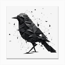 Low Poly Bird Canvas Print