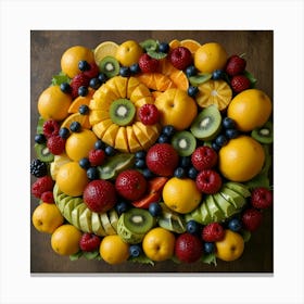 Fruit Arrangement Canvas Print