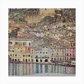 Malcesine On Lake Garda, 1913 By Gustav Klimt Canvas Print
