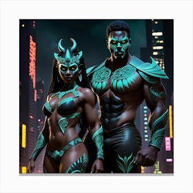 Adamantium pair Canvas Print