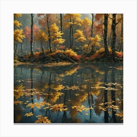 Autumn Forest 15 Canvas Print