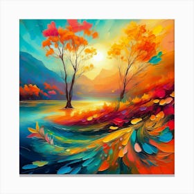 Autumn Trees 1 Canvas Print