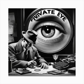 Private Eye 3 Canvas Print