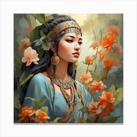 Egyptian Woman Canvas Print