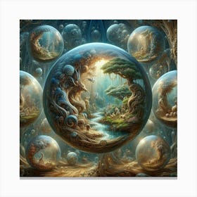 Spheres Of Life 1 Canvas Print