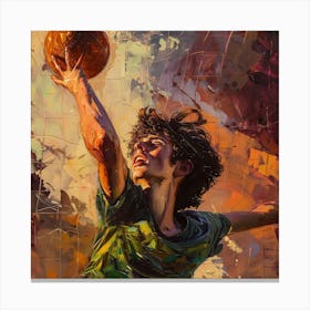 Basketball Player 2 Canvas Print