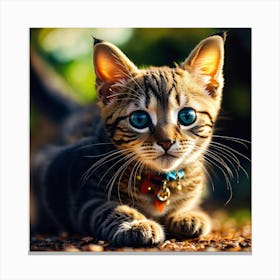 Bengal Kitten Canvas Print