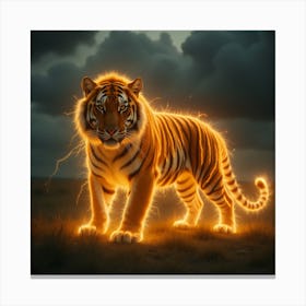 Lightning Tiger 2 Canvas Print