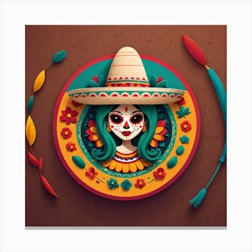 Mexican Logo Design Targeted To Tourism Business 2023 11 08t195114 Canvas Print