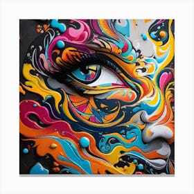 Graffiti Art Canvas Print