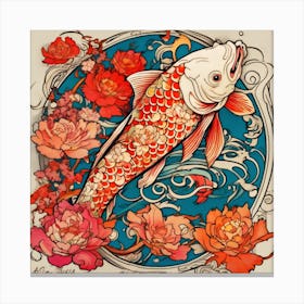 Koi Fish Canvas Print