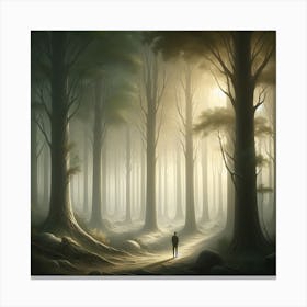 Dark Forest 1 Canvas Print