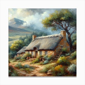 Thatched Cottage Canvas Print