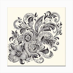 Russian Floral Design 1 Canvas Print