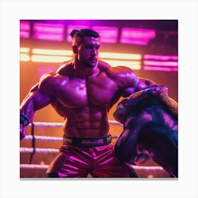 Momma said to knock you out Canvas Print