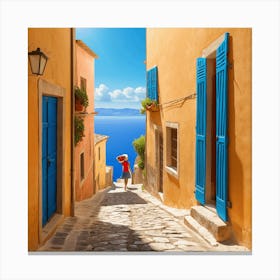 Seaside Canvas Print